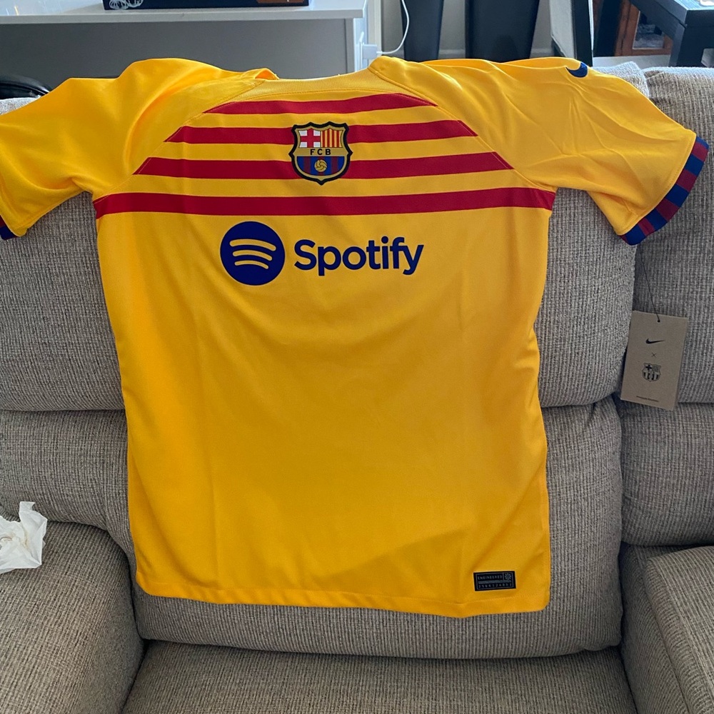 Nike Dri-FIT Yellow Athletic Shirt